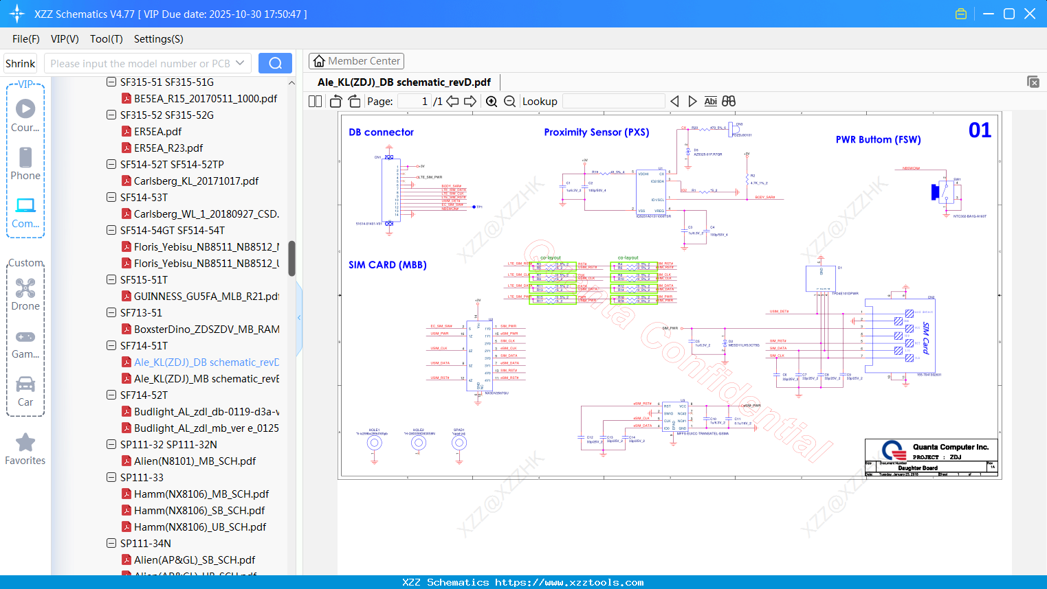 Laptop ACER Ale_KL(ZDJ)_DB Schematic_revD